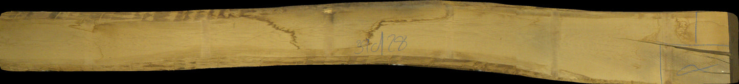 Eiche Schnittholz unbesäumt, 52mm, Qualität B, #165673