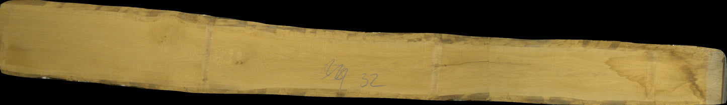 Eiche Schnittholz unbesäumt, 52mm, Qualität B, #165673