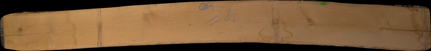 Eiche Schnittholz unbesäumt, 52mm, Qualität B, #164500