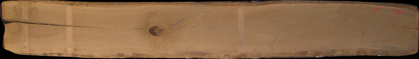 Eiche Schnittholz unbesäumt, 52mm, Qualität B, #164500