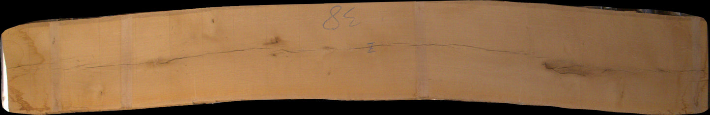 Eiche Schnittholz unbesäumt, 52mm, Qualität B, #164500