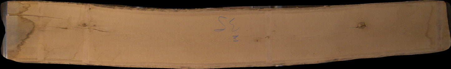 Eiche Schnittholz unbesäumt, 52mm, Qualität B, #164500