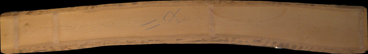 Eiche Schnittholz unbesäumt, 52mm, Qualität B, #164500