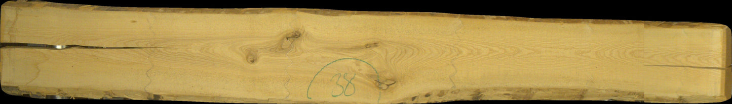 Esche Schnittholz unbesäumt, 52mm, Qualität A/B/C, #166177