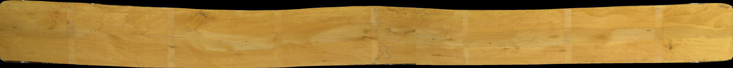 leicht gedämpfte Buche Schnittholz unbesäumt, 38mm, Rotkern, #166476