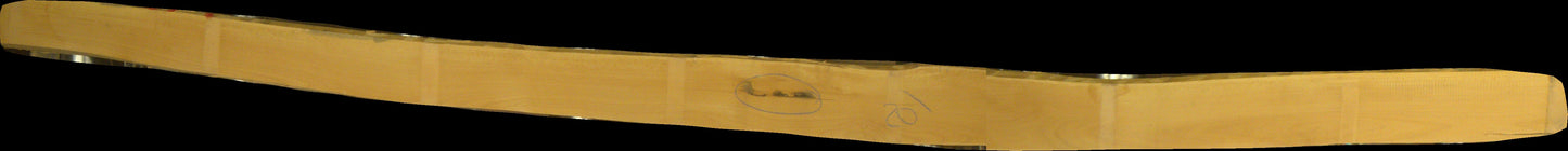 leicht gedämpfte Buche Schnittholz unbesäumt, 38mm, Rotkern, #166476