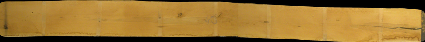 leicht gedämpfte Buche Schnittholz unbesäumt, 38mm, Rotkern, #166477