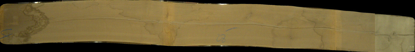 Kirsche Schnittholz unbesäumt, 60mm, Qualität A/B, #166681