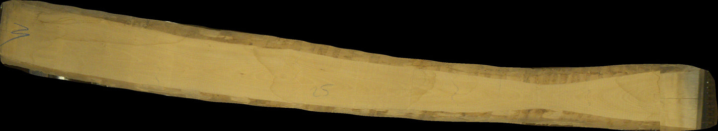 ungedämpfte Buche Schnittholz unbesäumt, 32mm, Qualität A/B, #166687