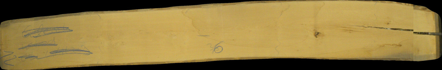 ungedämpfte Buche Schnittholz unbesäumt, 32mm, Qualität A/B, #166687