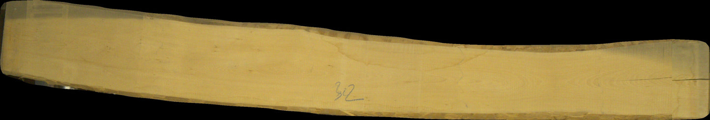 ungedämpfte Buche Schnittholz unbesäumt, 32mm, Qualität A/B, #166688