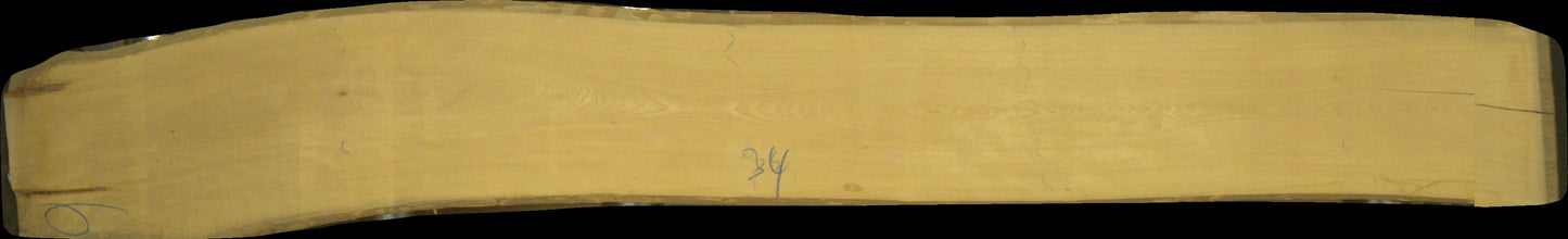 ungedämpfte Buche Schnittholz unbesäumt, 32mm, Qualität A/B, #166688