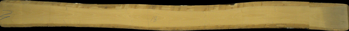 ungedämpfte Buche Schnittholz unbesäumt, 32mm, Qualität A/B, #166688