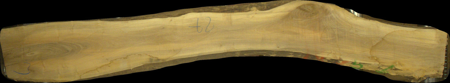 Nussbaum Schnittholz unbesäumt, 52mm, Blockware, #166690