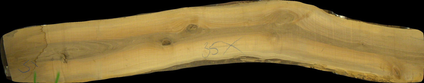 Nussbaum Schnittholz unbesäumt, 52mm, Blockware, #166690