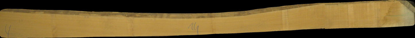 leicht gedämpfte Buche Schnittholz unbesäumt, 52mm, Rotkern, #166696