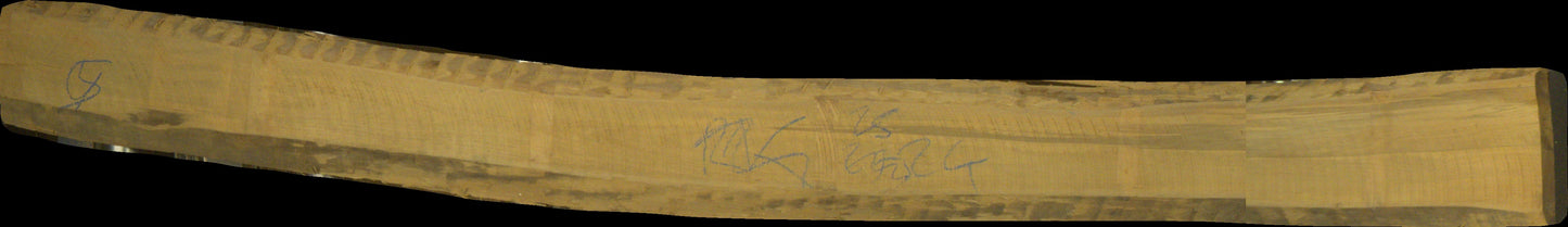 leicht gedämpfte Buche Schnittholz unbesäumt, 52mm, Rotkern, #166697