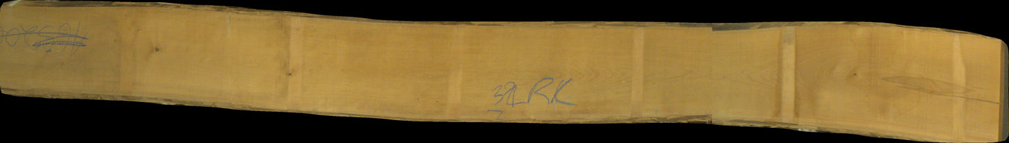 leicht gedämpfte Buche Schnittholz unbesäumt, 52mm, Rotkern, #166698