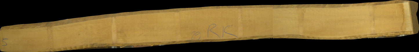 leicht gedämpfte Buche Schnittholz unbesäumt, 52mm, Rotkern, #166698