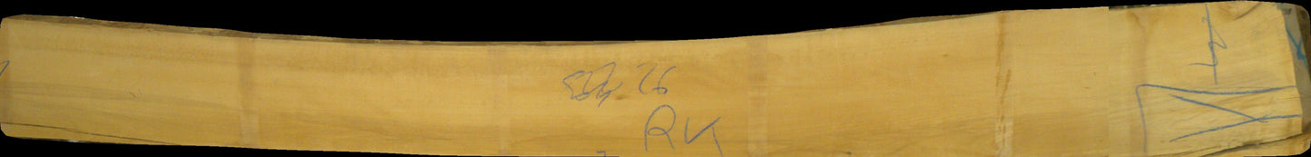 leicht gedämpfte Buche Schnittholz unbesäumt, 52mm, Rotkern, #166699