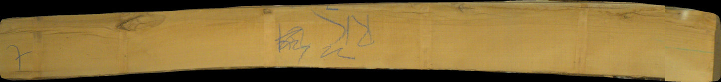 leicht gedämpfte Buche Schnittholz unbesäumt, 52mm, Rotkern, #166699