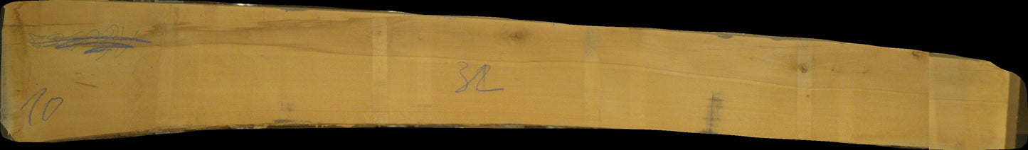 leicht gedämpfte Buche Schnittholz unbesäumt, 52mm, Rotkern, #166699