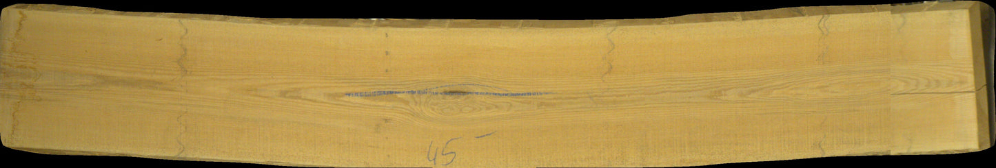 Esche Schnittholz unbesäumt, 52mm, Qualität A/B, #166705