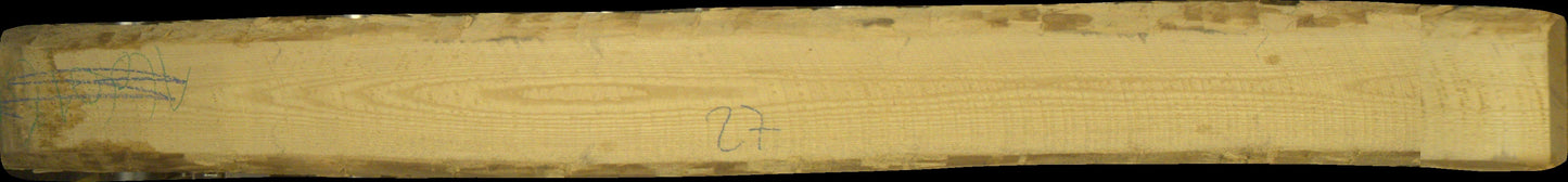 Esche Schnittholz unbesäumt, 52mm, Qualität A/B 1 seitig weiß, #166706