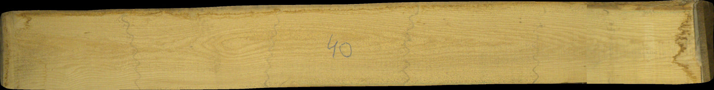 Esche Schnittholz unbesäumt, 52mm, Qualität A/B 1 seitig weiß, #166706