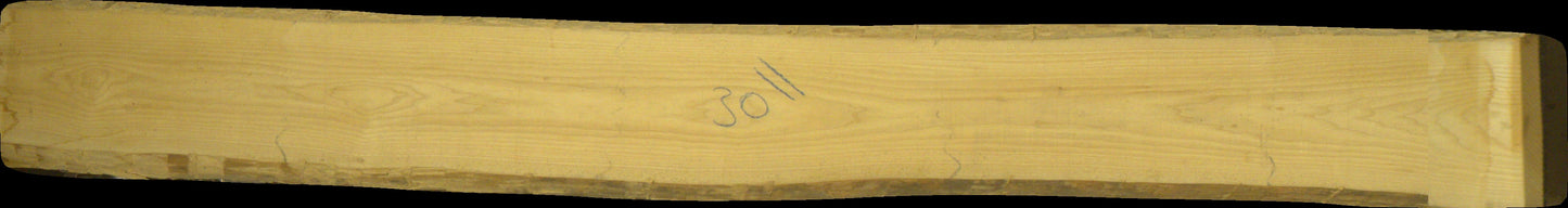 Esche Schnittholz unbesäumt, 52mm, Qualität A/B 1 seitig weiß, #166706