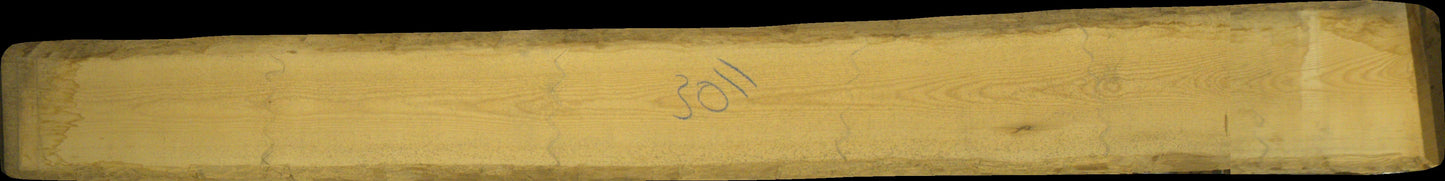 Esche Schnittholz unbesäumt, 52mm, Qualität A/B 1 seitig weiß, #166706