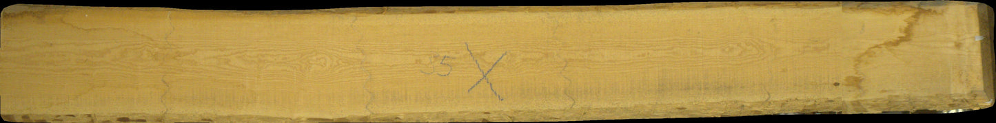 Esche Schnittholz unbesäumt, 52mm, Qualität A/B 1 seitig weiß, #166707