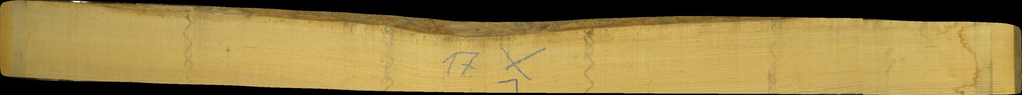 Esche Schnittholz unbesäumt, 52mm, Qualität A/B 1 seitig weiß, #166708