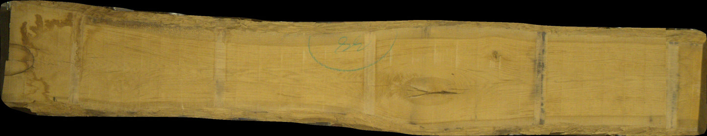 Eiche Schnittholz unbesäumt, 65mm, Qualität B/C, #166715