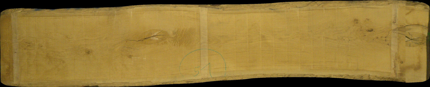 Eiche Schnittholz unbesäumt, 65mm, Qualität B/C, #166715