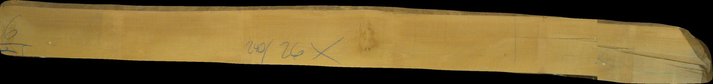 leicht gedämpfte Buche Schnittholz unbesäumt, 52mm, Qualität A/B, #166716