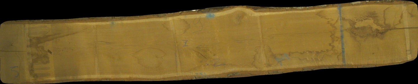 Eiche Schnittholz unbesäumt, 60mm, Qualität A/B, mit Rinde #166723