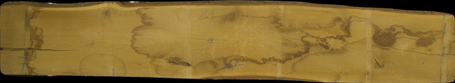 Eiche Schnittholz unbesäumt, 60mm, Qualität A/B, mit Rinde #166723