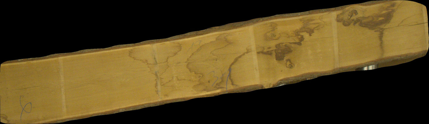 Eiche Schnittholz unbesäumt, 60mm, Qualität A/B, mit Rinde #166724