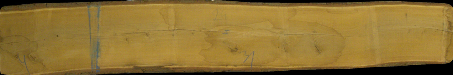 Eiche Schnittholz unbesäumt, 60mm, Qualität A/B, mit Rinde #166725