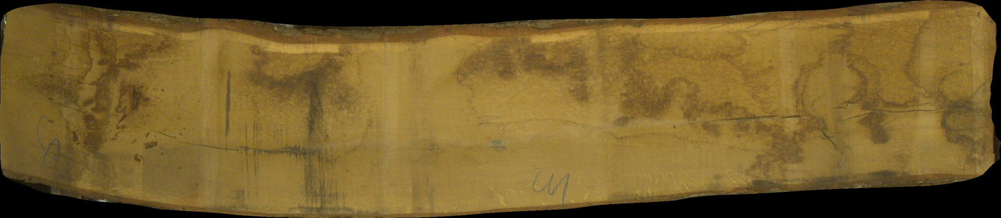 Eiche Schnittholz unbesäumt, 60mm, Qualität A/B, mit Rinde #166725