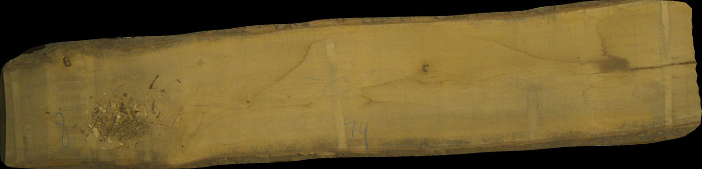 Eiche Schnittholz unbesäumt, 60mm, Qualität A/B, mit Rinde #166725