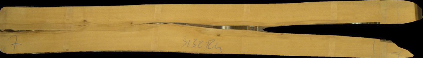 leicht gedämpfte Buche Schnittholz unbesäumt, 32mm, Rotkern #166735