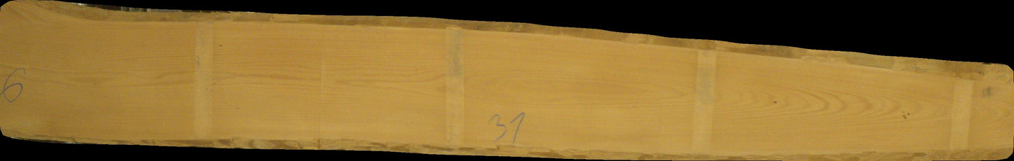 leicht gedämpfte Buche Schnittholz unbesäumt, 32mm, Qualität A/A, #166743