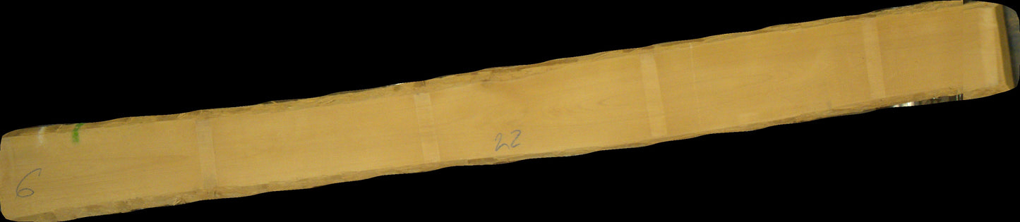 leicht gedämpfte Buche Schnittholz unbesäumt, 32mm, Qualität A/A, #166743