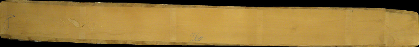 leicht gedämpfte Buche Schnittholz unbesäumt, 32mm, Qualität A/A, #166743