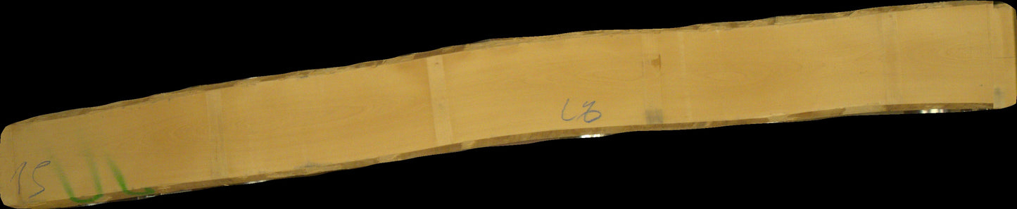 leicht gedämpfte Buche Schnittholz unbesäumt, 32mm, Qualität A/A, #166743