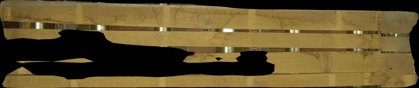 Eiche Schnittholz unbesäumt, 32mm, Qualität A-A/B, #170583