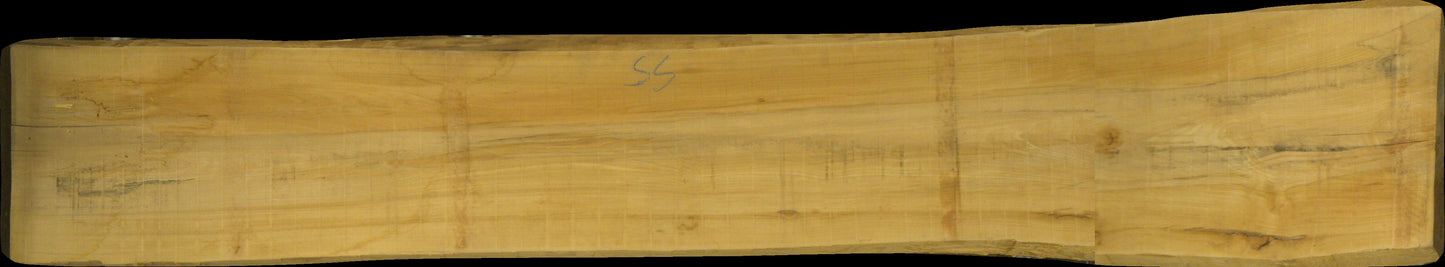 leicht gedämpfte Buche Schnittholz unbesäumt, 60mm, Rotkern, #170743