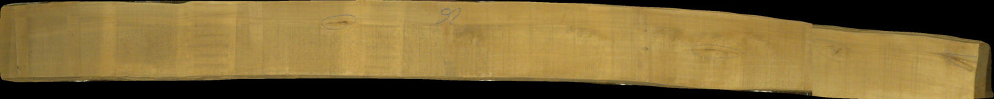 leicht gedämpfte Buche Schnittholz unbesäumt, 60mm, Rotkern, #170743